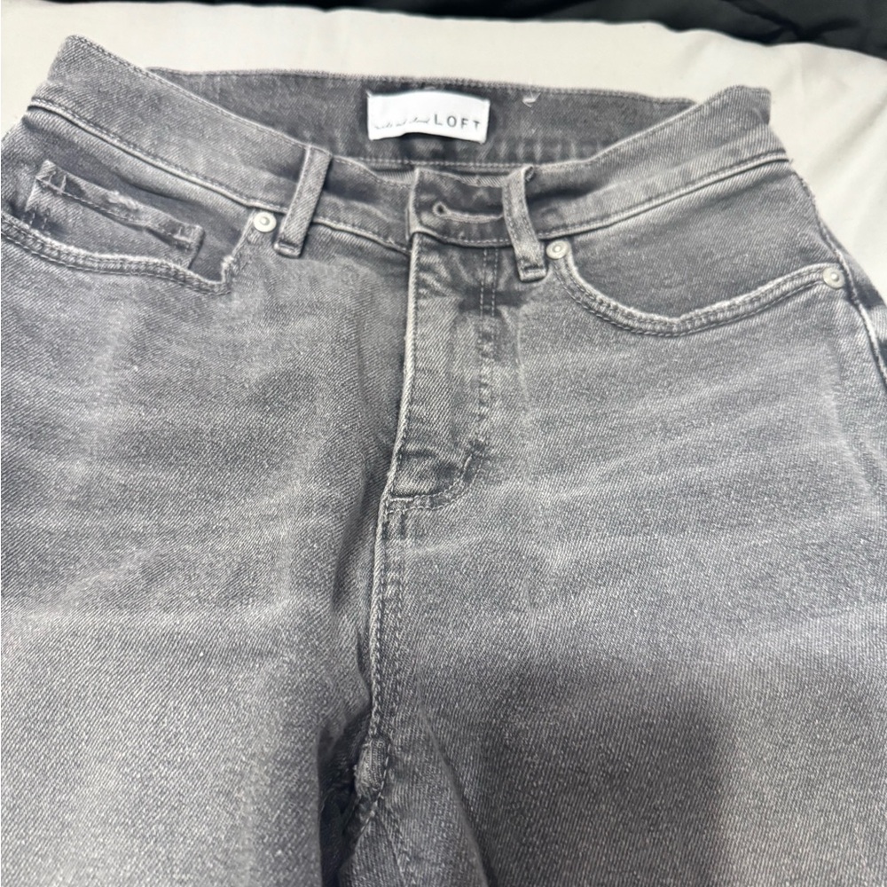 LOFT Gray Denim Jeans
